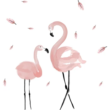 [shijuekongjian] Flamingo Loomade Seina Kleebised DIY Tähed, Pilved Seinamaaling Kleebised Lastele Toad Beebi Magamistoas Lastetoa Kaunistamiseks