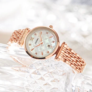 Sinobi Luksus Brändi Elegantne Käevõru Naistele Vaata Rosegold Käekell Kingitus Naistele Original Design Fashion Watch Reloj Mujer