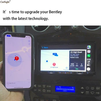 Siri on iPhone Kaardid Peegel IOS Liides Bentley Continental GT /Flying Spur Android-Auto Moderniseerimiseks Apple CarPlay