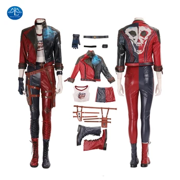 SM Mäng Enesetapu Meeskonda Tappa Justice League Cosplay Harley Quinn Kostüüm Halloween Täiskasvanud Naiste Väljamõeldud Riided Joker Ülikond