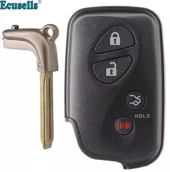 Smart 3+1 button Remote Key FSK315.12-5290-ID74-WD03 WD04-RV4 jaoks Lexus Crown 2010-2013 Hädaolukorra lahendamise Võti TOY48