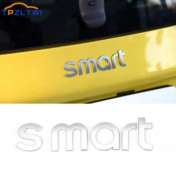 Smart Logo Kleepsud Auto Tagumine Pagasiruumi Pääsme Embleemi Jaoks Smart Fortwo Forfour 451 450 453 Crossblade Cabrio City-Coupe Roadster