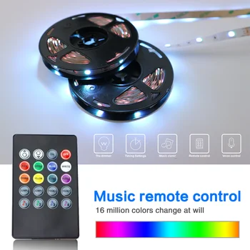 Smart RGB LED Valgus DC12V 5050 18leds/M 10M/20M Värvi Triip WiFi või Bluetooth Music Kontroller Kodu Kaunistamiseks