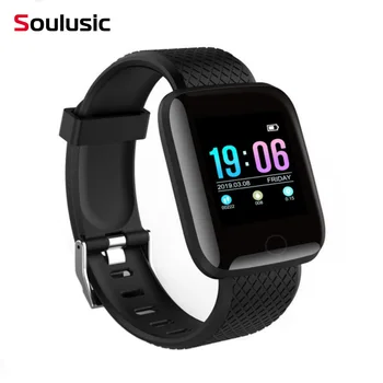 Soulusic D13, Nutikas Käevõru Android, IOS Veekindel Smart Watch 2020 Heart Rate Tracker vererõhk 116 Pluss Wirstbands