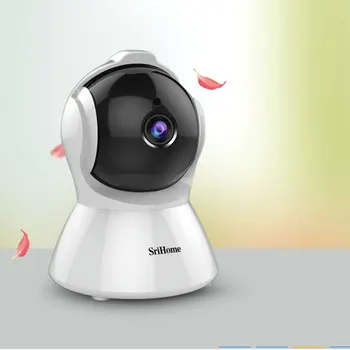 Sricam SH025 2.0 MP IP Kaamera 1080P AI Keha Auto-tracking H. 265 CCTV, Wifi, Kaamera Smart Home 360° Vaade kahesuunaline Audio beebimonitor