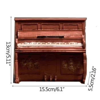 Strongwell Euroopa Klaver Mudel Vaik Käsitöö Antiikmööbel Ja Vintage Klaver Uuringu Aknas Ornament Kodu Kaunistamiseks Pulmad Kingitus