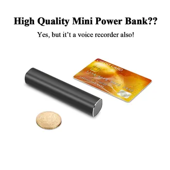 Super Mini Magnet Diktofon Heli Aktiveeritud 500 Tundi Salvestamist 360 Päeva Ooterežiimis Samrt MP3 Mängija