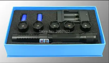 Suure Võimsusega sõjalise 450 nm 200w 200000m Sinine Laser Osuti Taskulambi Valgus Põlev tikk/Kuiv Puit/Küünla/Must/Põlevad Sigaretid