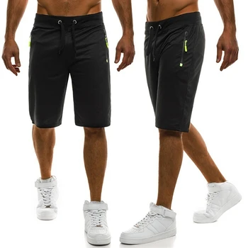 Suvel 2020 Meeste Fitness Püksid Värviga Hingav Kiire-kuivatamine lühikesed Püksid Meeste Vabaaja Tether Sörkimine Viie punkti lühikesed Püksid