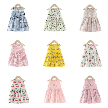 Suvel 21 Stiilis Tüdrukud Dress Lapsed Varrukateta Printsess Kleit Võistlused Kleit Pulm, Sünnipäev Vestidos Tüdrukute Riided