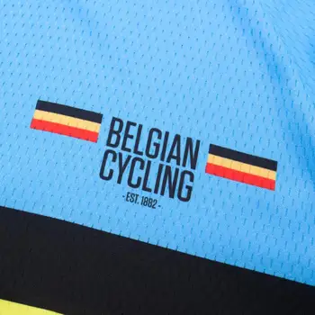 Suvel Uute Belgia Jalgrattasõit Jersey 12D Set MTB Ühtne Jalgratta Riided Kiire Kuiv Bike Riided, Meeste Lühike Maillot Culotte Ülikond