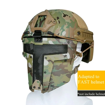 Sõjalise Airsoft Full Face Mask löögikindlus Taktikaline Võidelda Paintball Kaitsev Mask Väljas Sõjamängud CS Jahindus Näo Maski