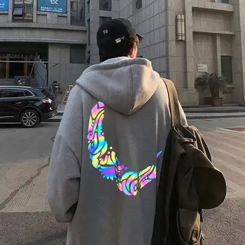 Sügis-Talv Mens Peegeldav Hupparit Korea Versiooni Mõõdus Mood Pikkade Varrukatega Streetwear Dressipluus 2020. Aastaks Uut Hot Müük Tops