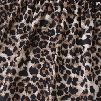 Sügisel Baby Tüdrukud, Pikk Varrukas Kleit Juhuslik Lapsed Leopard Printida Printsess Kleidid, Printsess Sünnipäeva Kleit Uus