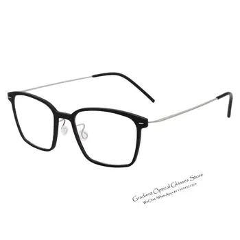 Taani kuningliku Retro prillid ultralight titaan square prillid raami mees ja naised optiline lühinägevus retsepti prillid raam