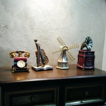 Taastada vana võimalusi, sisustustarbed phonograph kodu elutuba office väike ornament raamaturiiul veini tarvikud