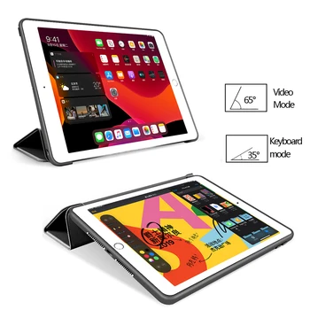 Tableti Kate iPad Air 2 Juhul A1566 A1567 Pehmest Silikoonist Tagasi Slim Seista Smart Capa iPad 9.7 Juhul Auto Sleep /Wake Funda