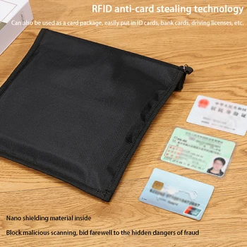 Tahke Oxford Riie Signaali Blokeerimine krediitkaardid Tablett Faraday Kott Anti Kiirgus Lihtne Puhastada Elektroonilisi Seadmeid, EMF Kaitse