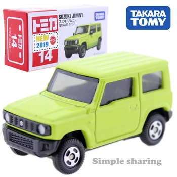 Takara Tomy Tomica #14 Suzuki Jimny Scale 1:57 Rohelise Auto Mootorid Sõiduki Diecast Metal Model Uued Lapsed Mänguasjad Lastele