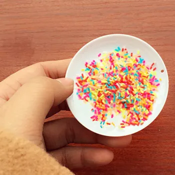 Tanduzi 30g 1-3mm Võltsitud Värvikas Šokolaadi Sprinkles Suhkrut Candy Nõela Simulatsiooni Jäätise Kook Küpsised Dekoratiivsed polümeersavi