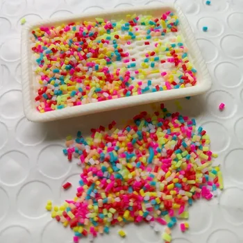 Tanduzi 30g 1-3mm Võltsitud Värvikas Šokolaadi Sprinkles Suhkrut Candy Nõela Simulatsiooni Jäätise Kook Küpsised Dekoratiivsed polümeersavi