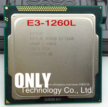 Tasuta kohaletoimetamine Originaal Xeon CPU Protsessor E3 1260L 2.4 GHz L3 8M Quad-Core 45W TDP PROTSESSOR HP GEN8 E3-1260L