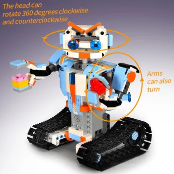 Technic RC Robot Plokid Loominguline Elektriline puldiga Masina Ehitaja ehitustellised Lastele Xmas Kingitused Lastele