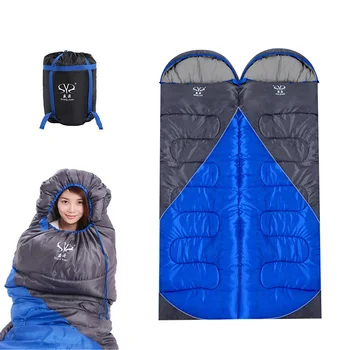 Telkimine magamiskott Kerge 4 Hooaeg Soe täiskasvanud Ümbrik Ultralight Backpacking Veekindel magamiskott Saab servjätkatud