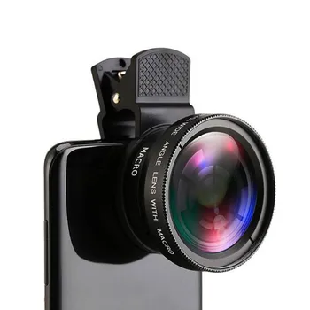 TOKOHANSUN uus fotograafia 0.45 x Super lainurk Objektiiv +12.5 x Super Macro Objektiiv iPhone Xiaomi Huawei Kaamera objektiivi Kit
