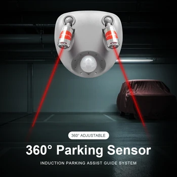 Topelt-peaga Laser Parkimine Seade Induktsiooni Laser Parkimine Seade Kodus Laser Parkimine Seadme Infrapuna Sensorit, Parkimine Andur