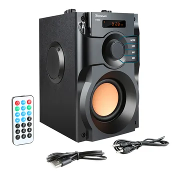 TOPROAD Stereo Bluetooth Kõlar, Subwoofer Supper Bass Traadita Kõlarid, Tantsimine Boombox Heli Box Toetab FM-Raadio TF AUX USB