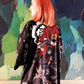 Tops Naiste Pluus Särk Kimono Jakk Naiste Riided Jaapani Streetwear Kimono Naiste Riided 2020 Haori Naiste AA3012