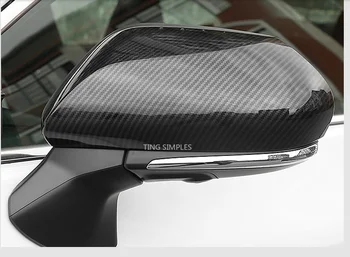 Toyota Camry 2018 2019 2020 ABS Kroomitud/Carbon fiber Pool Ust Rearview Mirror Cover Trimmib Car styling Tarvikud 2TK