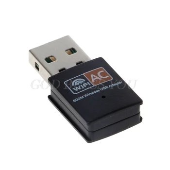 Traadita 600Mbps USB wifi Adapter AC600 2,4 GHz, 5 ghz WiFi Antenn, Mini PC-Arvuti Võrgu Kaart Vastuvõtja Dual Band 802.11 b/n/g/ac