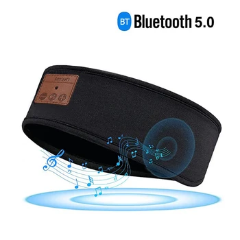 Traadita Bluetooth-Muusika Peapael Magab Peakatet Kõrvaklappide Sport Töötab Elastne Kõrvaklapid Peapaelad Kõlar Magada Peakomplekt