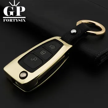 Tsingi Sulam +Nahast rahakott remote Key Cover Juhul fob kest Ford Focus 3 MK3 SILMUS PP Ecosport kuga Põgeneda fiesta klapp võtmehoidja