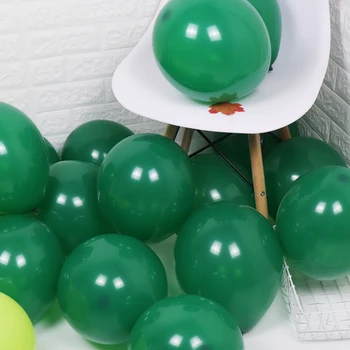 Tume Roheline Õhupall 30pcs/lot 10 Tolline Ümmargune Heelium Mint Light Green Latex Balloon Sünnipäeva Kaunistamiseks Pulmad Tarvikud
