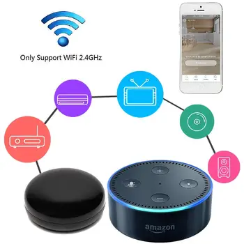 Tuya Smart IR Hub Remote Control Voice Control, AC/TV/TV Box hääljuhtimine Kaudu Alexa Google ' i Kodu Ühilduva kaugjuhtimisseadme