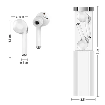 TW50 TWS Bluetooth kõrvaklapid Traadita earbuds Käed vaba Ettevõtluse Kuularid Sport Peakomplekt Mini veekindel muusika HIFI Kõrvaklapid