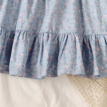 Tüdrukud Dress 2020. Aasta Sügisel Printsess Kevad Sügis Lilleline Kleit Lahti Põletatud Varrukad Kleit Baby Kids Tüdrukute Kleit