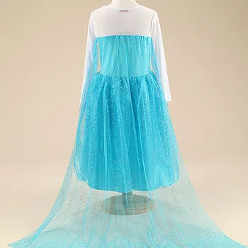 Tüdrukud Elsa Dress Kostüümid puhul Lapsed Lume Kuninganna Cosplay Kleidid Printsess Anna Kleit Lapsed peokleidid Fantasia Vestidos