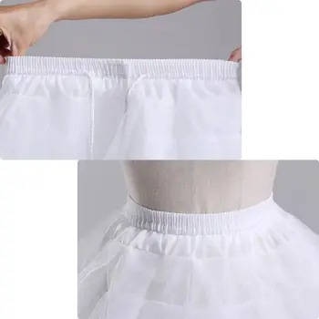 Tüdrukud Underskirt Printsess Seelik Valge Ballett Seelik Tülli Ruffle Lühike Crinoline Pulmakleidid Alusseelikud Kleit Tüdruk Underskirt