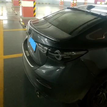UBUYUWANT Jaoks Mazda3 Axela PU Materjalist Krunt Värvi Auto Saba Tiib Teenetemärgi Tagumine Pagasiruumi Lip Spoiler Jaoks Mazda 3 Axela-2018