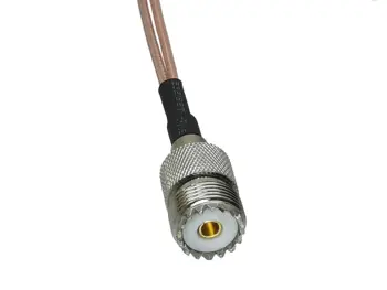 UHF SO239 Naine Jack; 2 X UHF PL259 Mees Connector cable Splitter Combiner Y-tüüpi Pats RG316 6/8/12/20inch/3FT/6FT/10FT