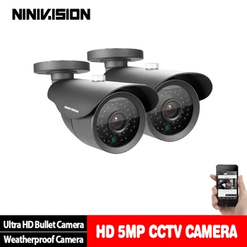 Ultra HD AHD 5MP 2MP bullet CCTV Kaamera veekindel väljas sise-IR CUT Night Vision HD Security Cam video Valve Kaamera