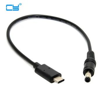 USB-3.1 C-Tüüpi USB-C-KS 5.5 2,5 mm Pistik Pikendamise Eest lühikese Kaabli jaoks Uus Macbook 20cm