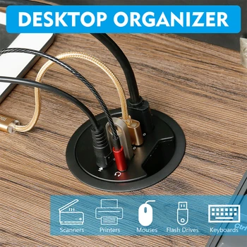 USB HUB, USB3.0 Mount Desk 3 liidest, USB 3.0 Ports Koos Kõrvaklappide/Mircophone Adapter Lauaarvuti Multi USB 3.0 Splitter