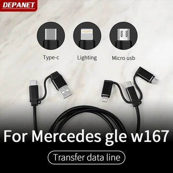 Usb konverteerimine real Mercedes GLE W167 350 450 500e gls w167 450 500 550 x167 sisekujunduses tarvikud