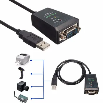 USB-Serial RS-232 RS232 DB9 Adapter Converter LED-Kaabel Viia Traat 9 Pin-1M