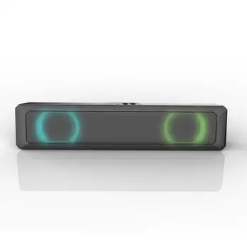 USB Speaker Kaasaskantav Kõlar 1.3 M 60Hz-15KHz Subwoofer Ribad A4 Koos Kaabli ja RGB Metallist Kõlar Kast Nimetades Funktsioon